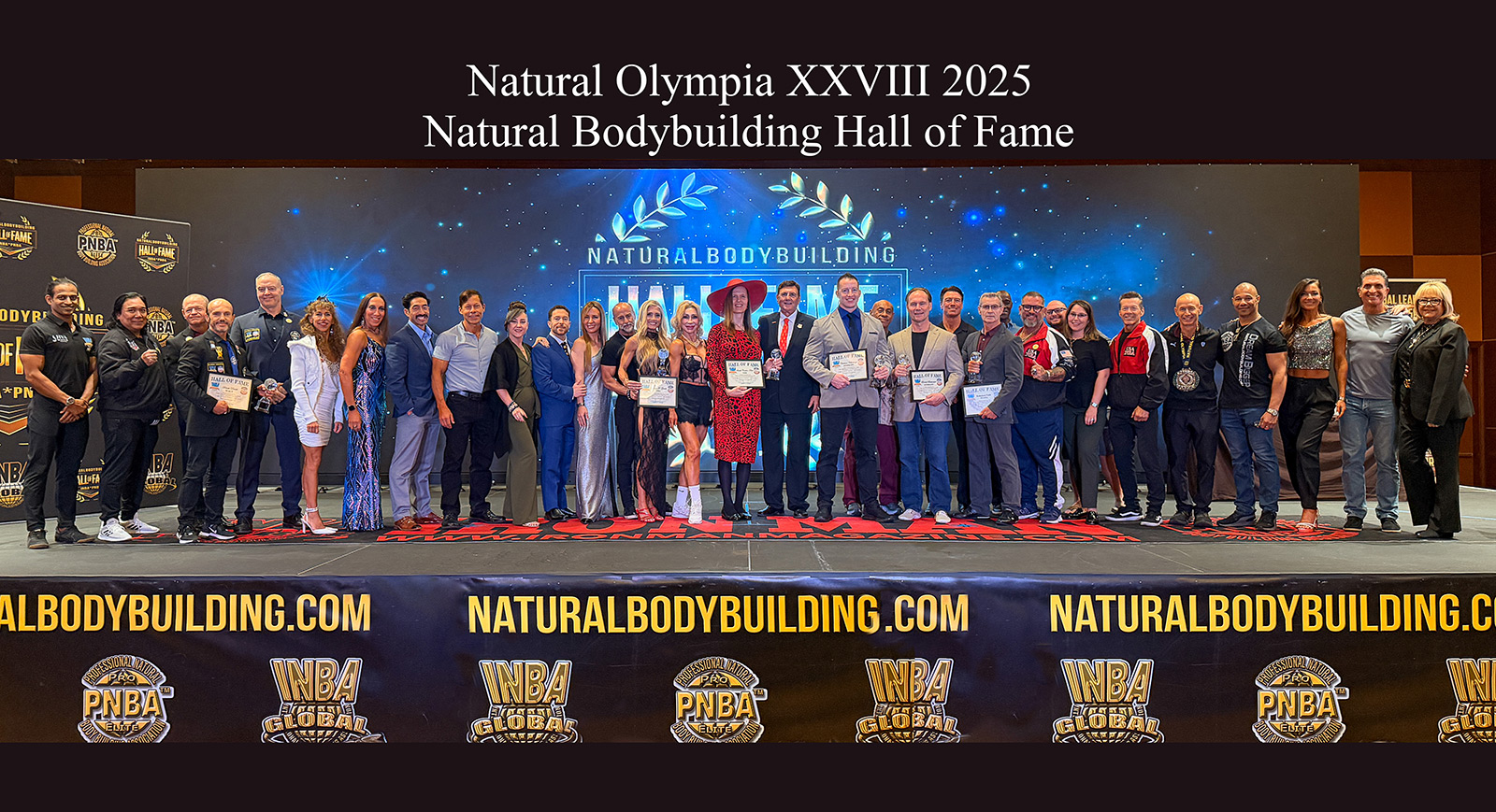 Natural Olympia XXVIII 2025 Hall of Fame Inductees